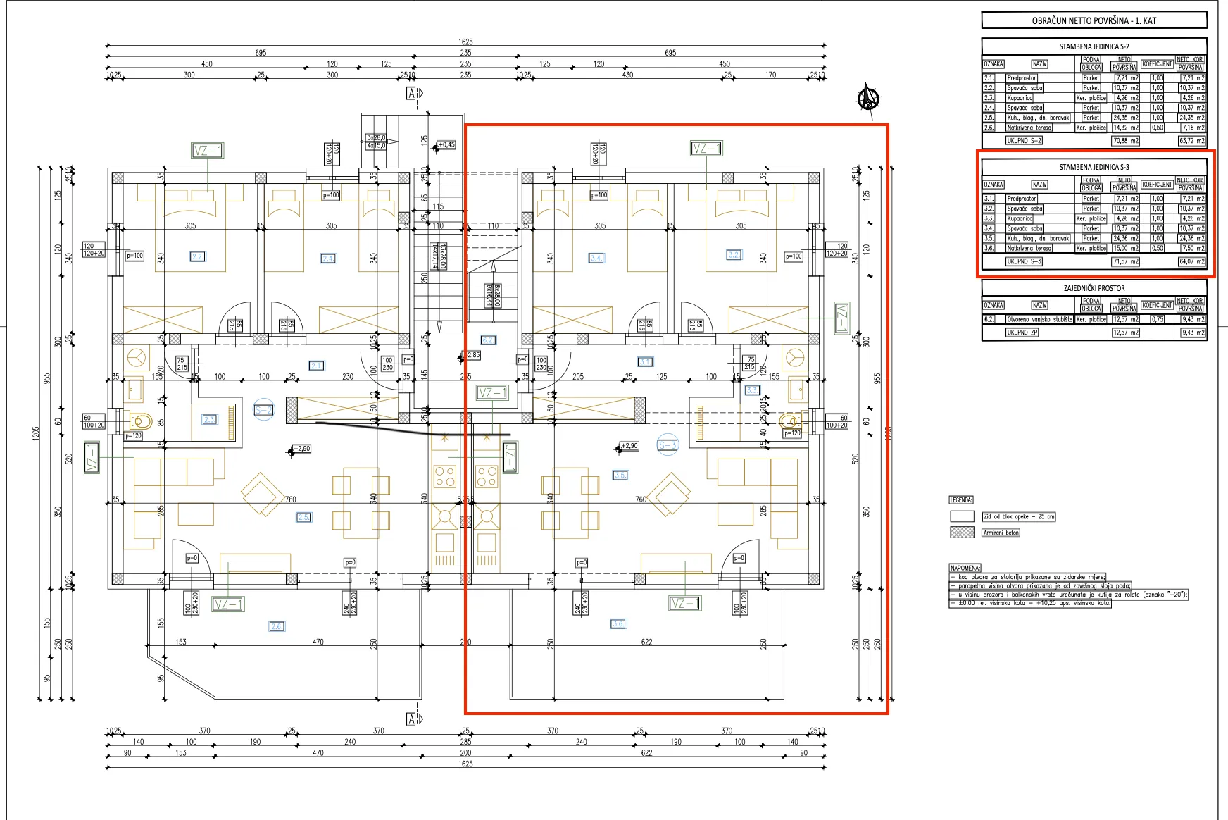 brodarica, novogradnja, prekrasan dvosoban stan 79,03 m² - slika 4