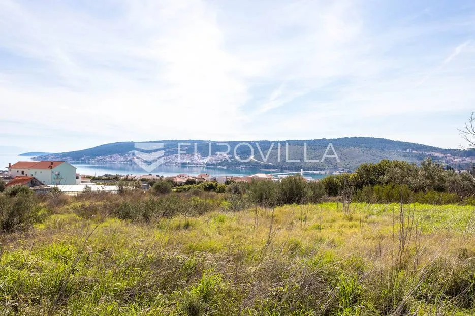 trogir, krban, građevinsko zemljište s pogledom na more - slika 10