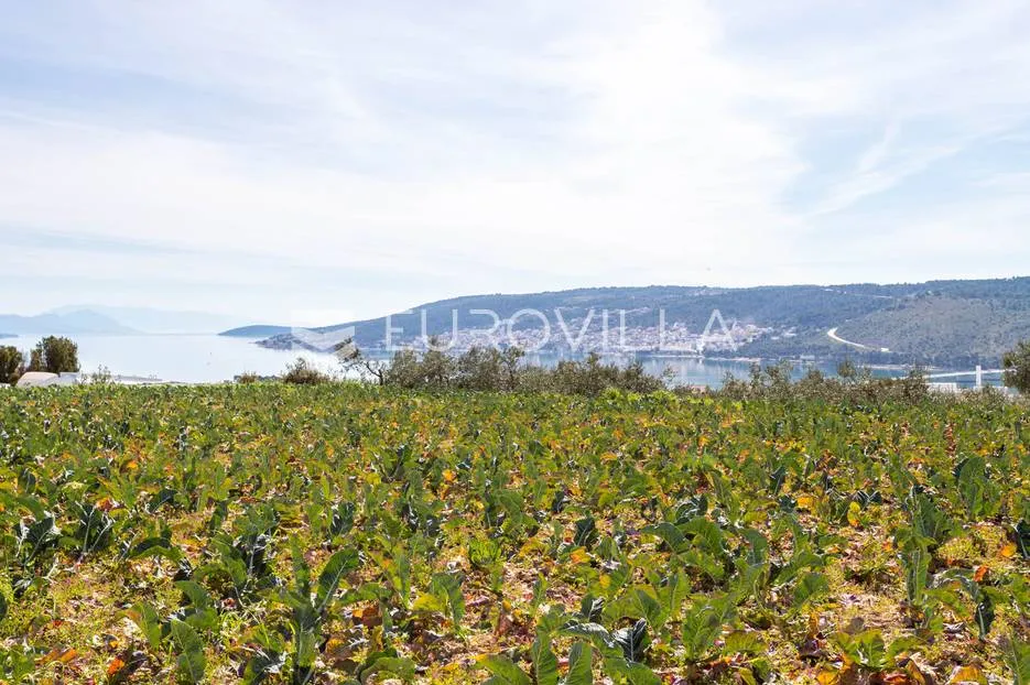 trogir, krban, građevinsko zemljište s pogledom na more - slika 15