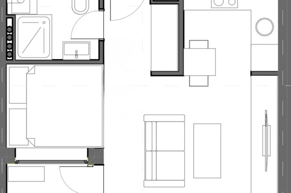 zagreb, rudeš, funkcionalna garsonijera 28 m², novogradnja - slika 11