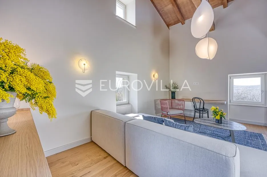 istra, labin, šumber, unikatna samostojeća villa na velikoj okućnici s pogledom - slika 32