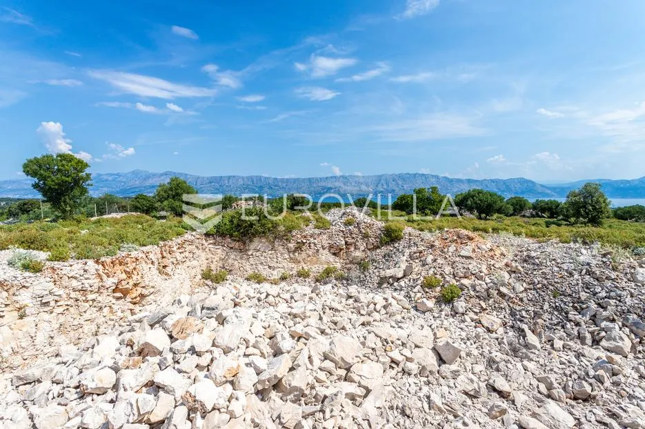 otok brač, pučišća, ekskluzivna investicija, zemljište ukupne površine 10.343 m² s građevinskom dozv - slika 4