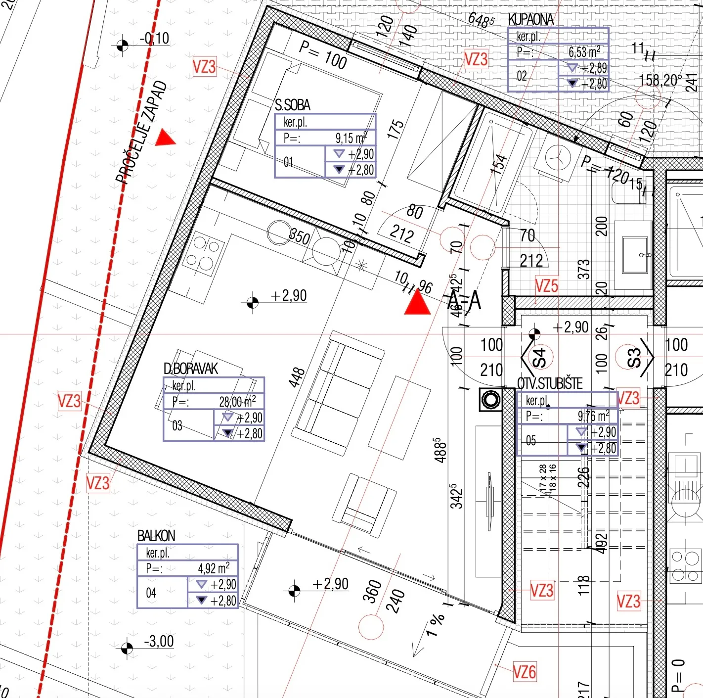 primošten, stan veličine 48,6 m², s bazenom i pogledom na more - slika 5