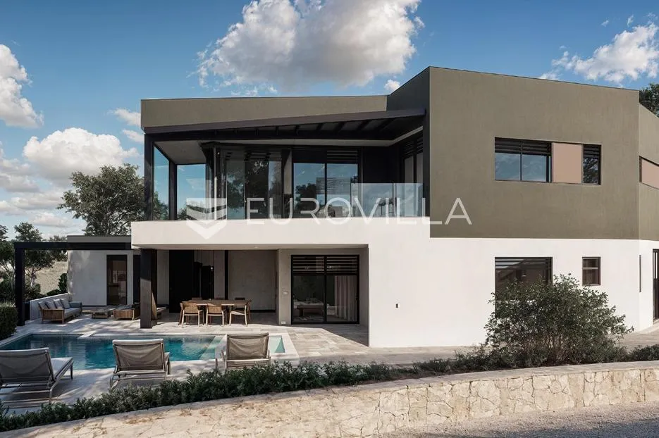 istra, vodnjan, salvela, moderna villa s otvorenim pogledom na more - slika 3