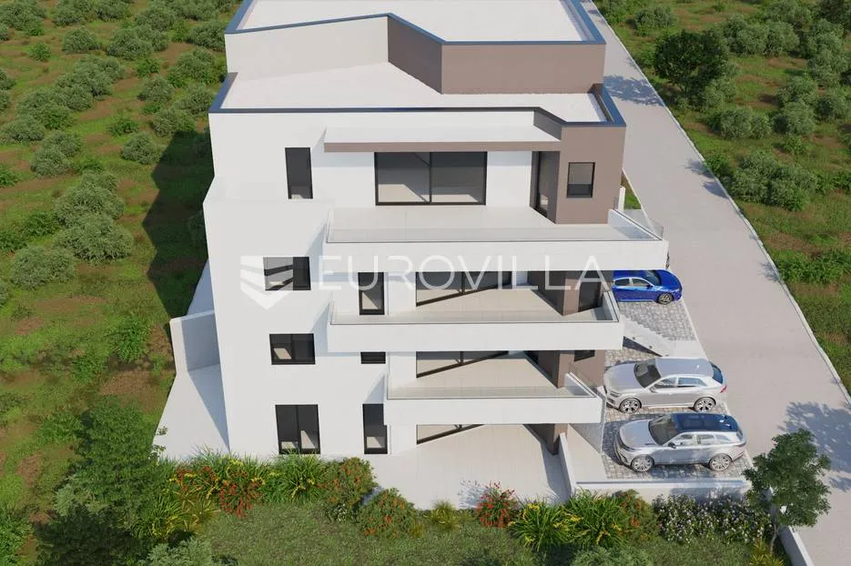 pag, mandre, trosoban stan 72 m² na 3. katu sa terasom 37,60 m², novogradnja - slika 13
