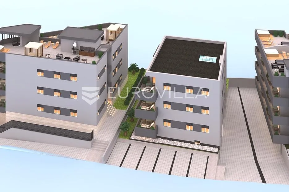 zadar, sukošan, dvoetažni stan s krovnom terasom i pogledom na more - slika 4