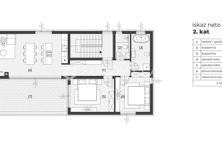 istra, medulin, trosoban stan 90 m² u atraktivnom dijelu medulina - slika 7