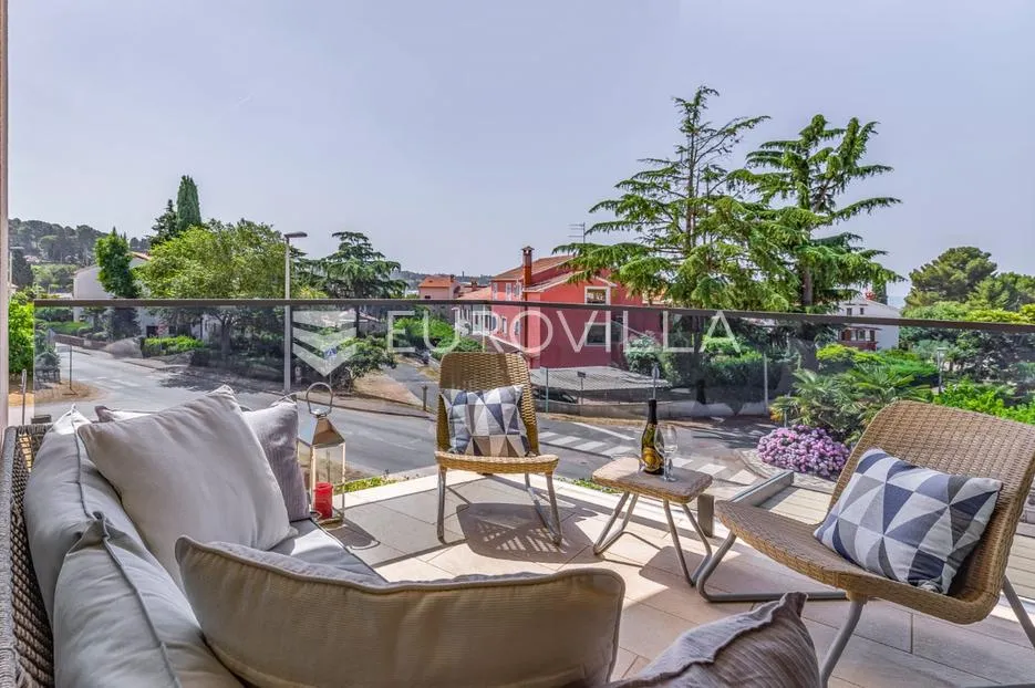 istra, rovinj, moderan stan 88 m² s dvije spavaće sobe s garažom i parkingom, pogled more - slika 15