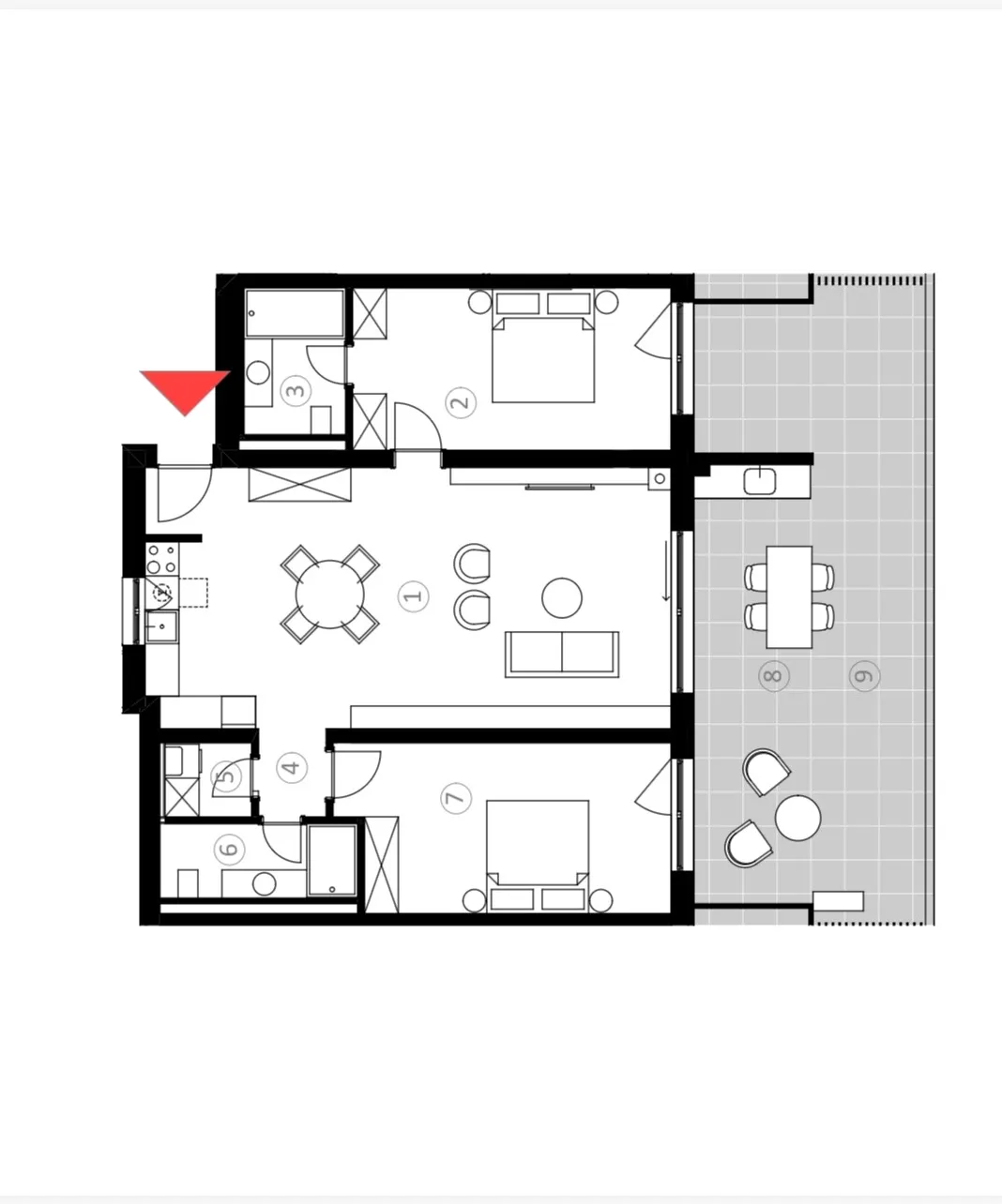 istra, umag, luksuzan penthouse s prostranom terasom, s408 - slika 23