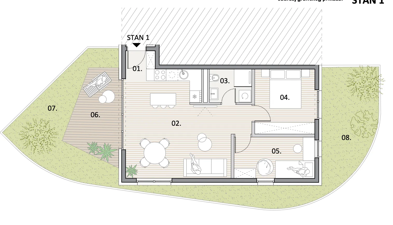 zagreb, trnava, atraktivan trosoban stan u novogradnji, 65 m² - slika 6