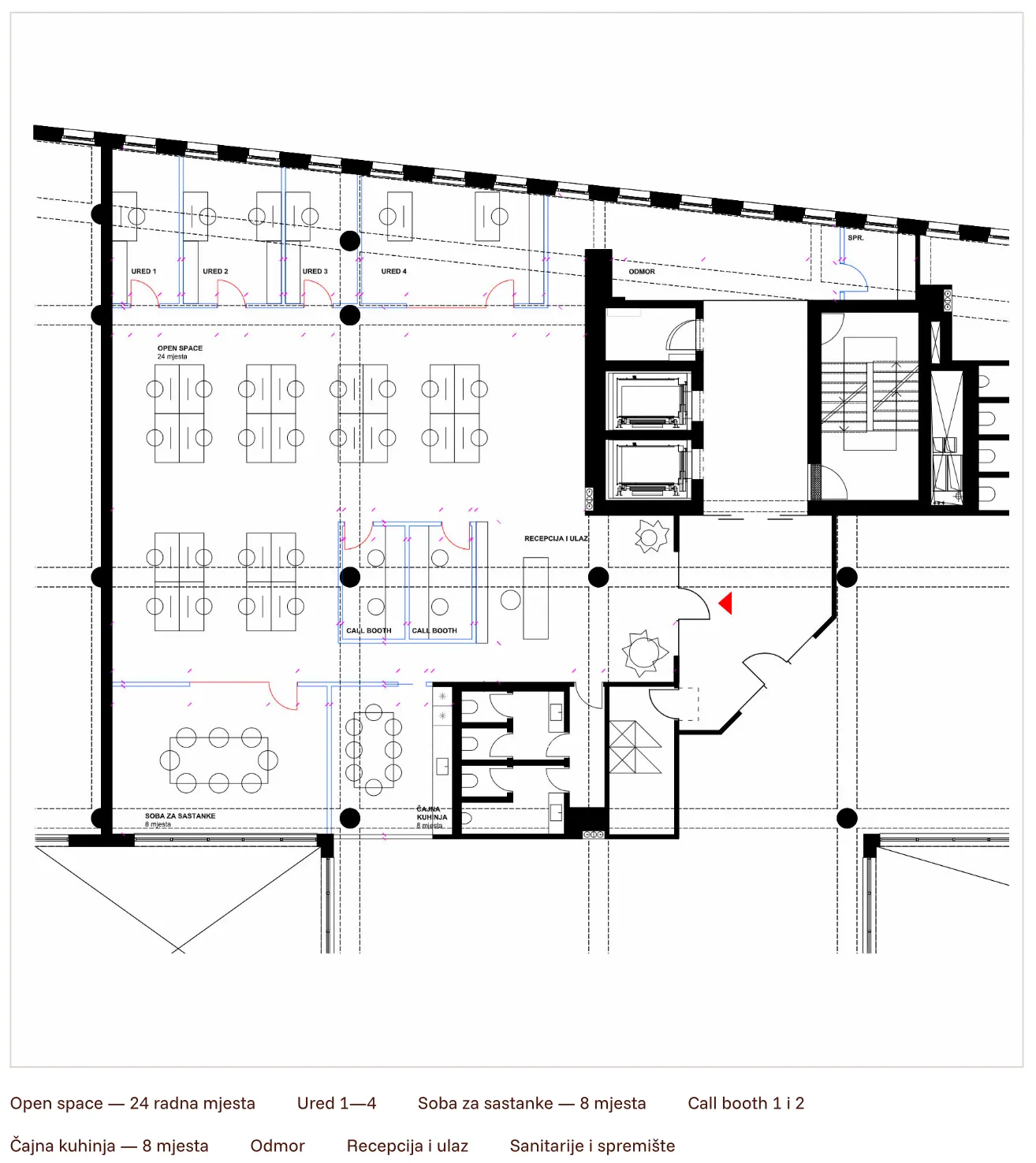 zagreb, vrbani, poslovni prostor 348 m² na 3. katu poslovne zgrade - slika 4