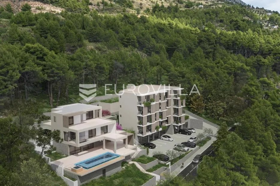 omiš, dvosoban stan na četvrtom katu s panoramskim pogledom na more i grad, 86 m² - slika 16