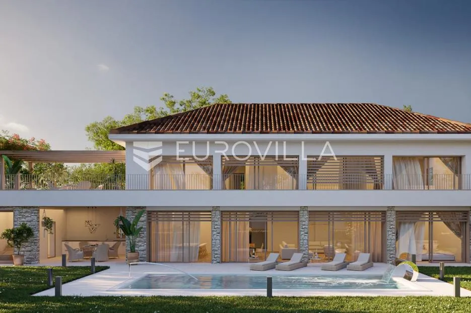 istra, kaštelir, građevinsko zemljište s projektom i pogledom na more - slika 8