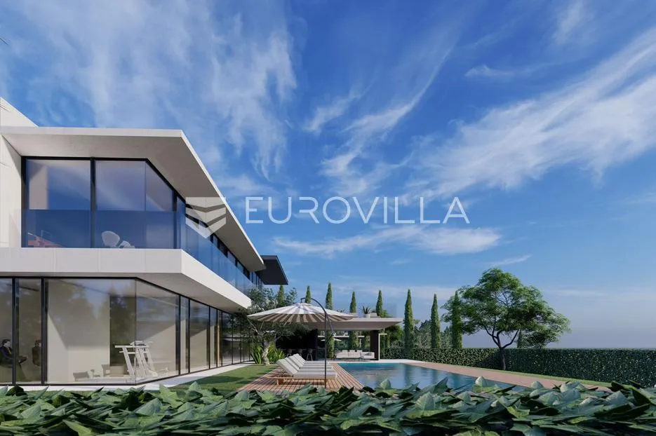 istra, kaštelir – luksuzna vila s panoramskim pogledom na more i wellness oazom - slika 2