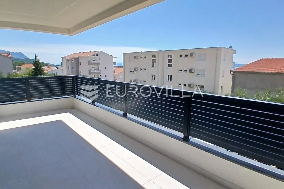 makarska, zelenka, dvosoban stan na 1. katu s terasom i pogledom na more - slika 12