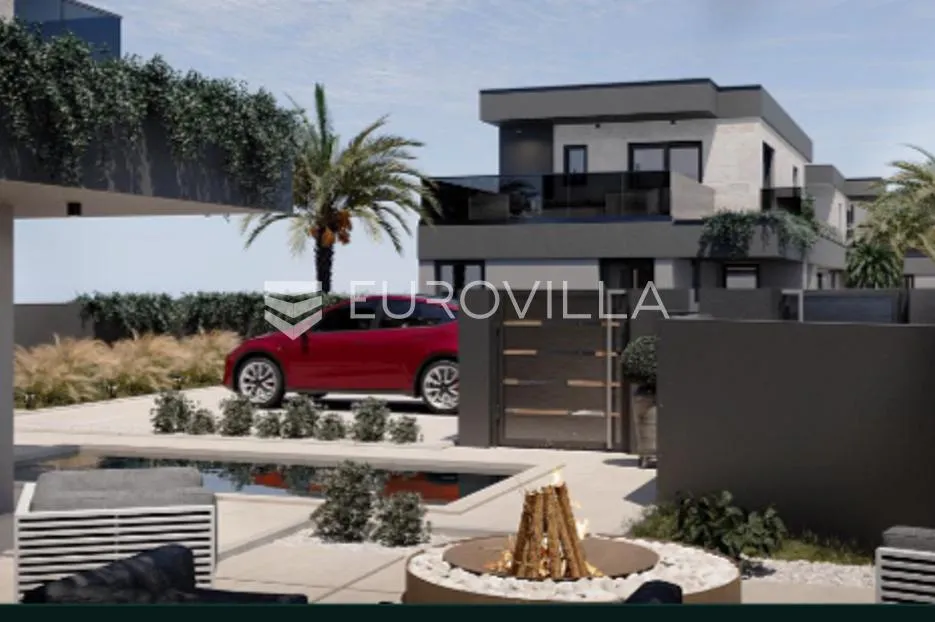 istra, medulin. luxury resort samostojeća kuća s bazenom 135 m2 - slika 2