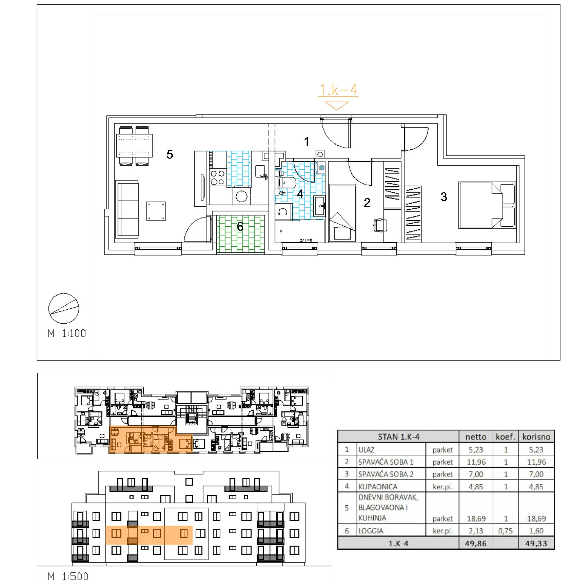 velika gorica, moderan trosoban stan u novogradnji, 49 m² - slika 10