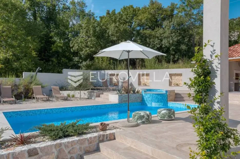 crikvenica, drivenik, moderna vrhunski dizajnirana villa s bazenom - slika 22