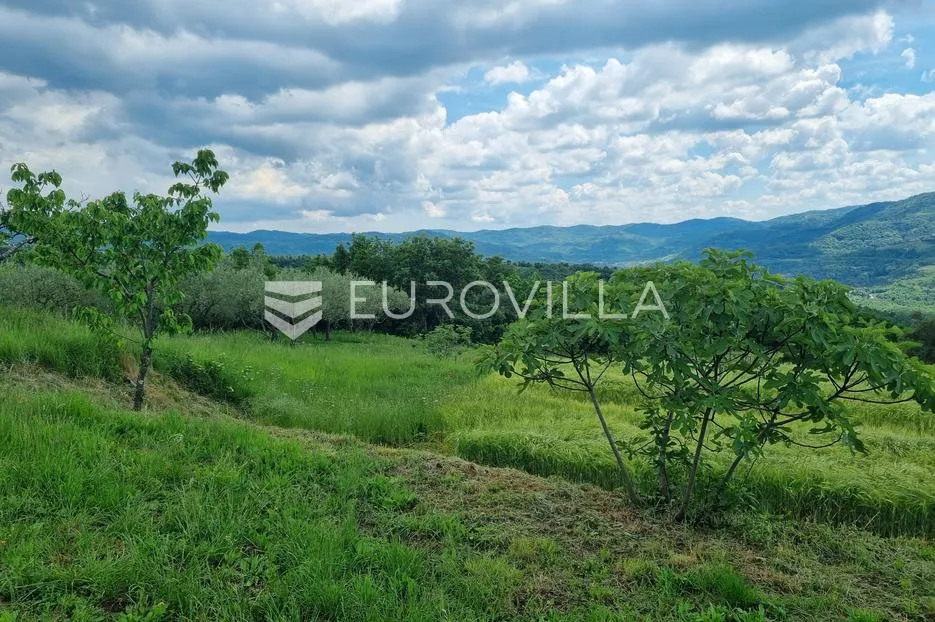 istra, buzet, građevinsko zemljište s pogledom na zelenilo u pravoj oazi mira - slika 8