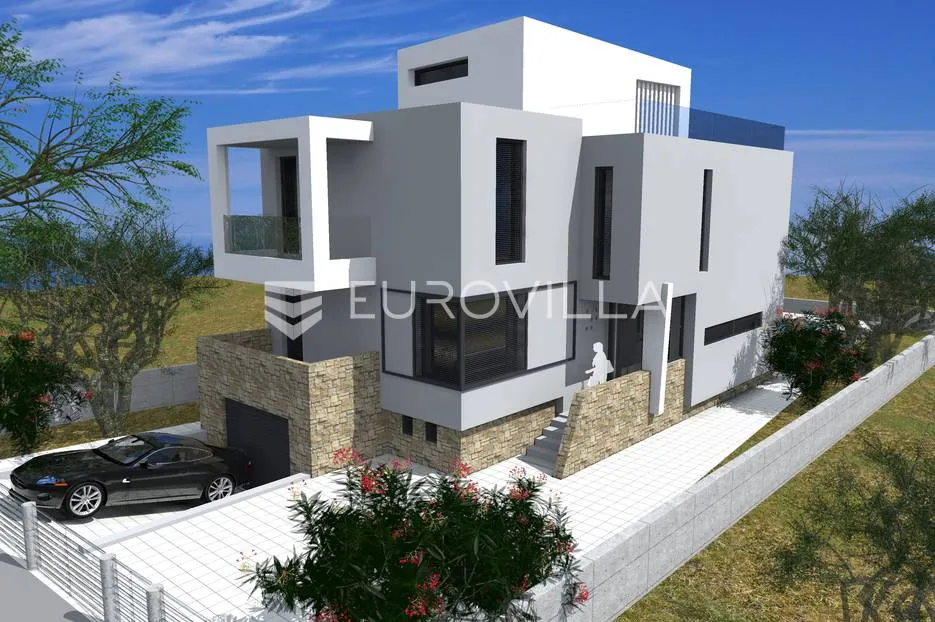 zadar, sukošan, luksuzna vila s liftom i pogledom na more - slika 12
