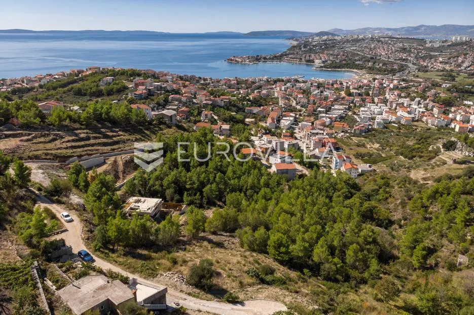Podstrana, građevinsko zemljište, s pogledom na more - Podstrana - Miljevac, Podstrana