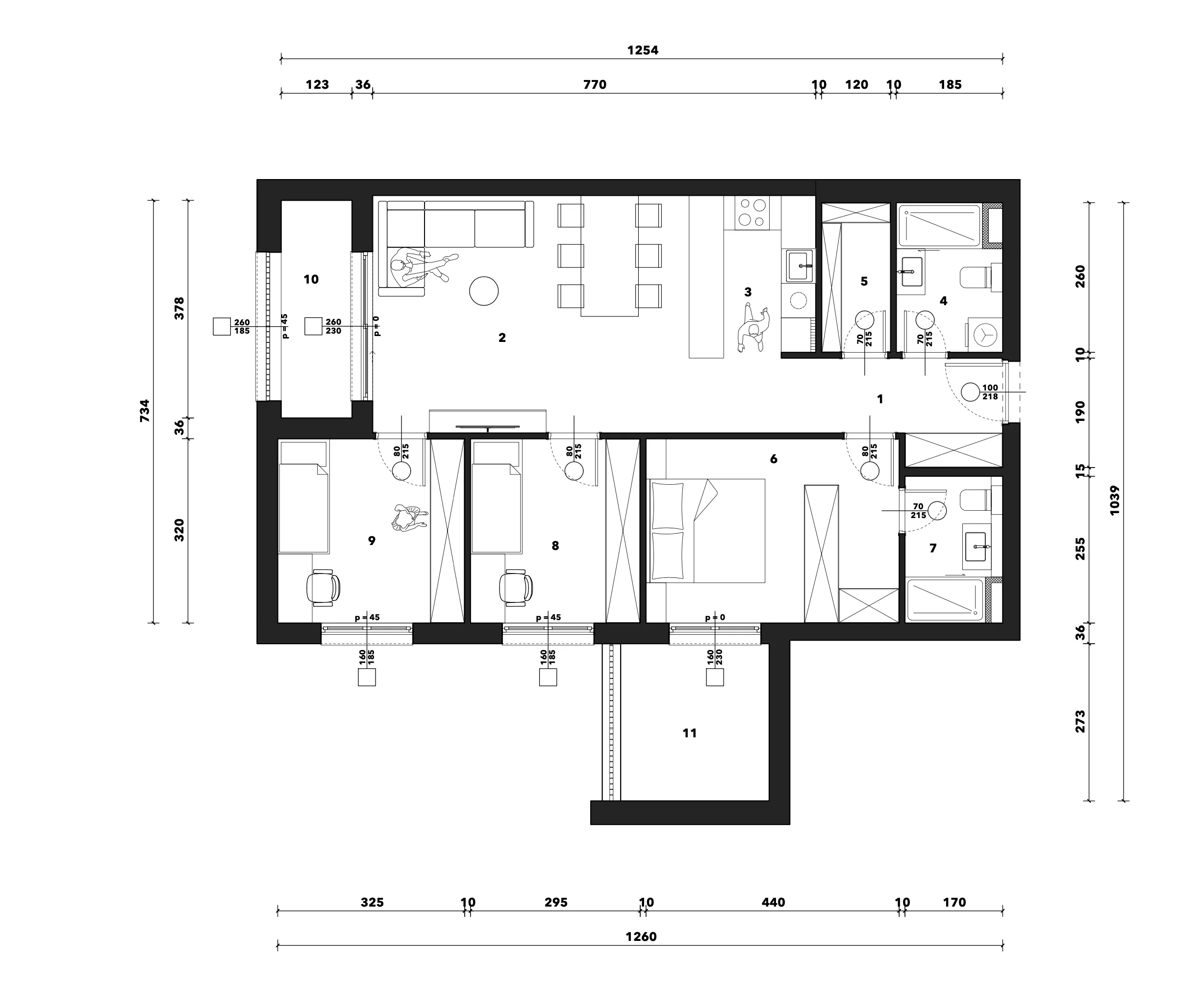 zagreb, črnomerec, kuniščak, atraktivan četverosoban stan u novogradnji, 91 m² - slika 9