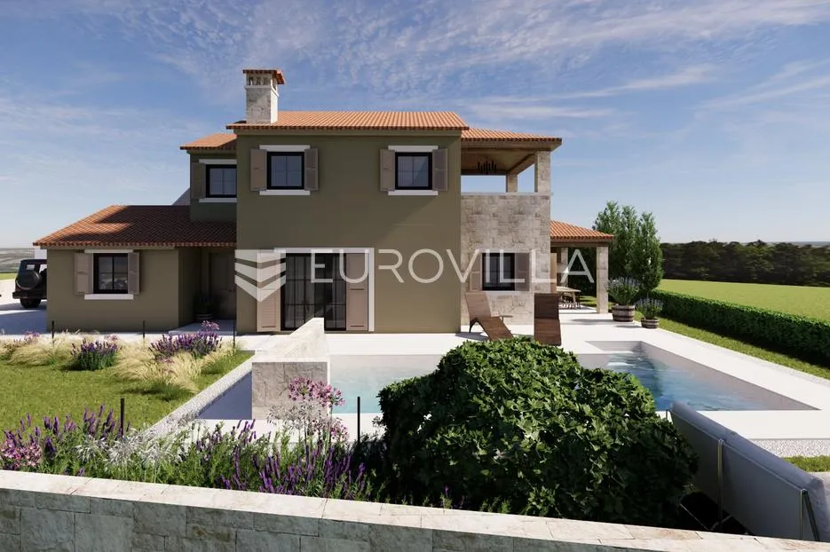 marčana, krnica - moderna dizajnerska vila s direktnim pogledom na more - slika 70