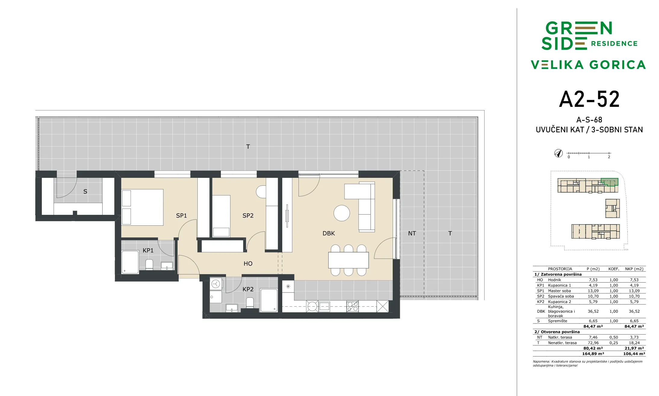 velika gorica, trosoban stan 106,44 m² novogradnja - slika 5