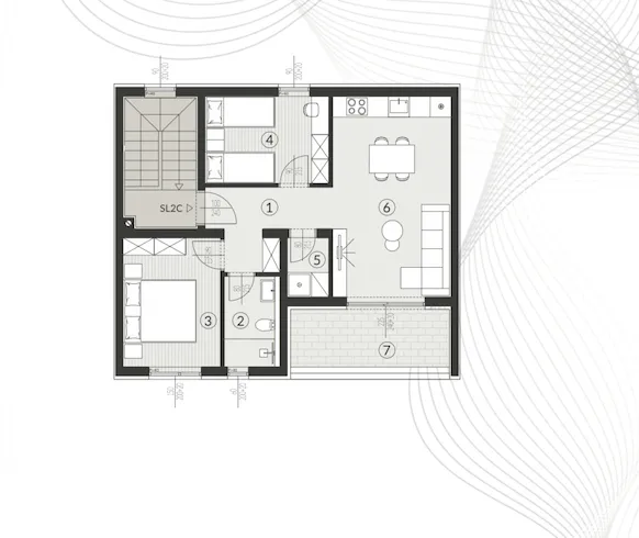 pula, štinjan, eksluzivan dvosoban stan u kvalitetnoj novogradnji površine 58 m² - slika 14