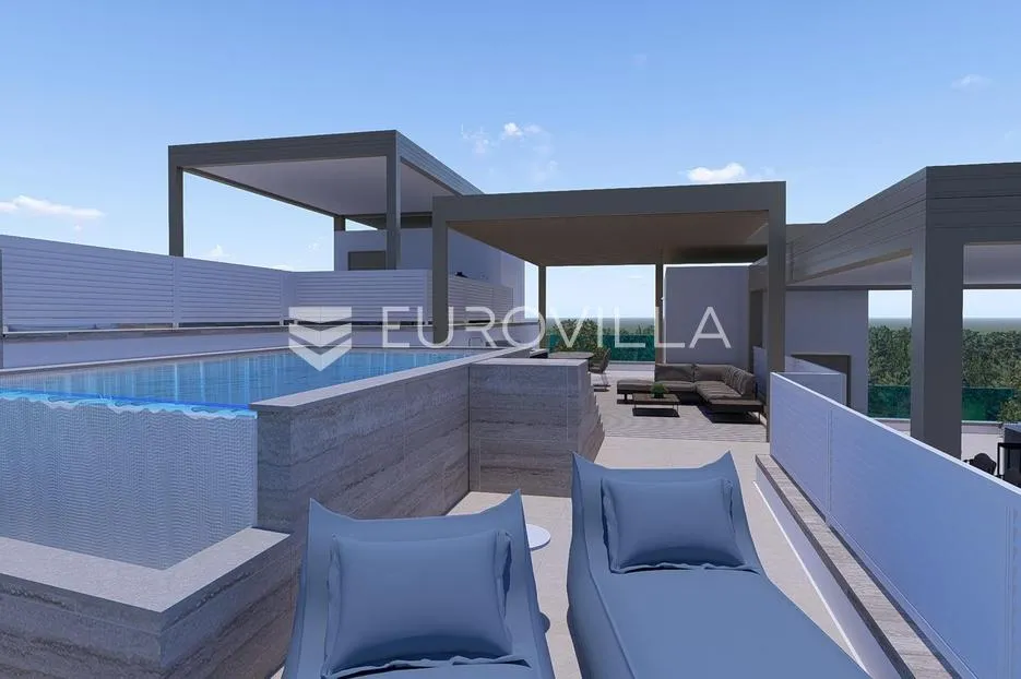 grebaštica, luksuzan penthouse s krovnom terasom s bazenom i pogledom na more - slika 14