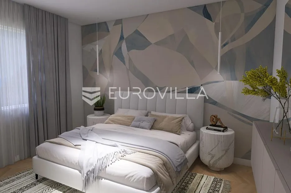 pag, mandre, trosoban stan 98 m² na prvom katu moderne zgrade s pogledom na more - slika 8