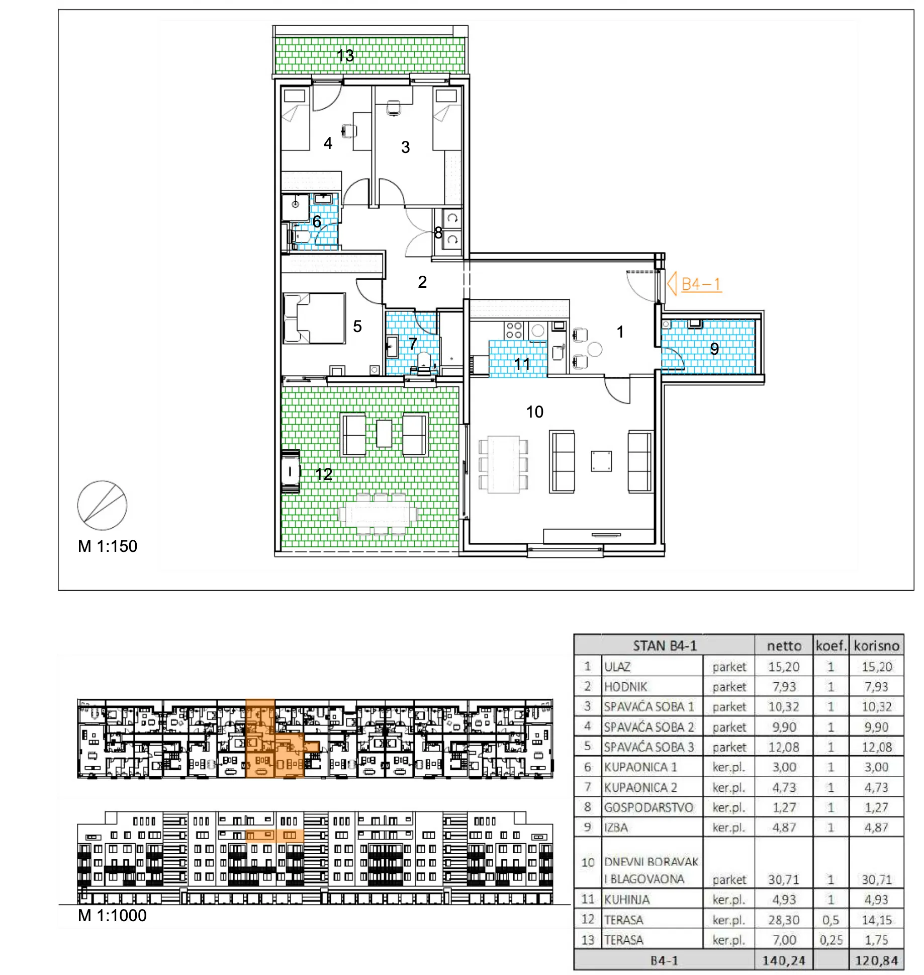 velika gorica, moderan četverosoban stan u novogradnji, 121 m² - slika 6