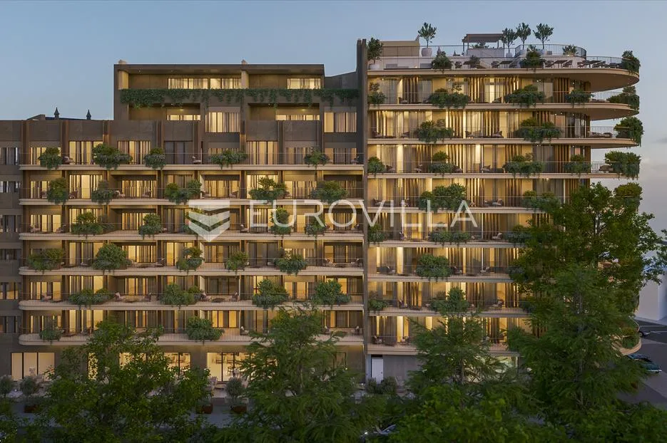 istra, umag, green tower residence, dvosoban apartman s terasom na 2. katu - slika 38