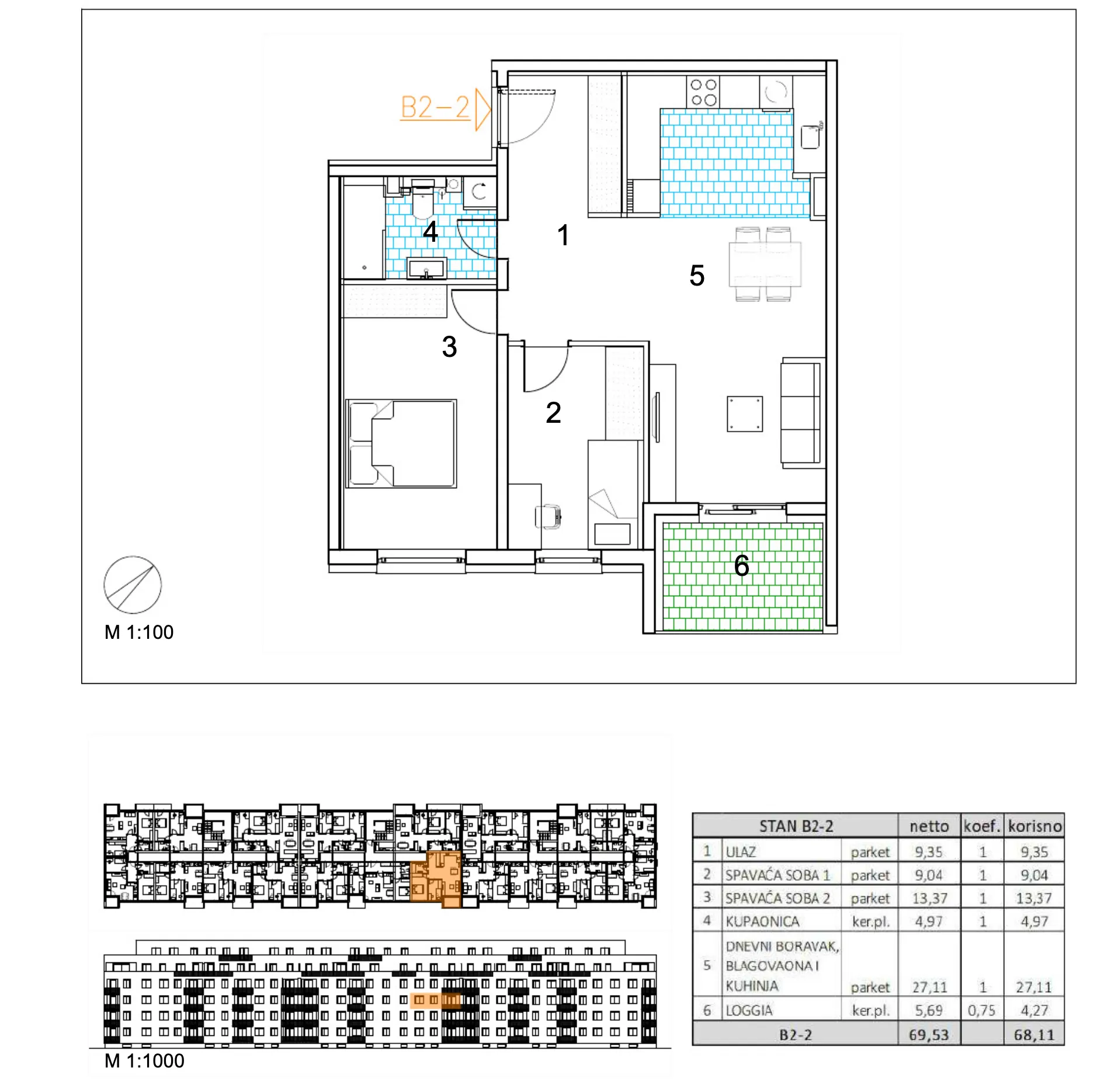 velika gorica, moderan trosoban stan u novogradnji, 68 m² - slika 6