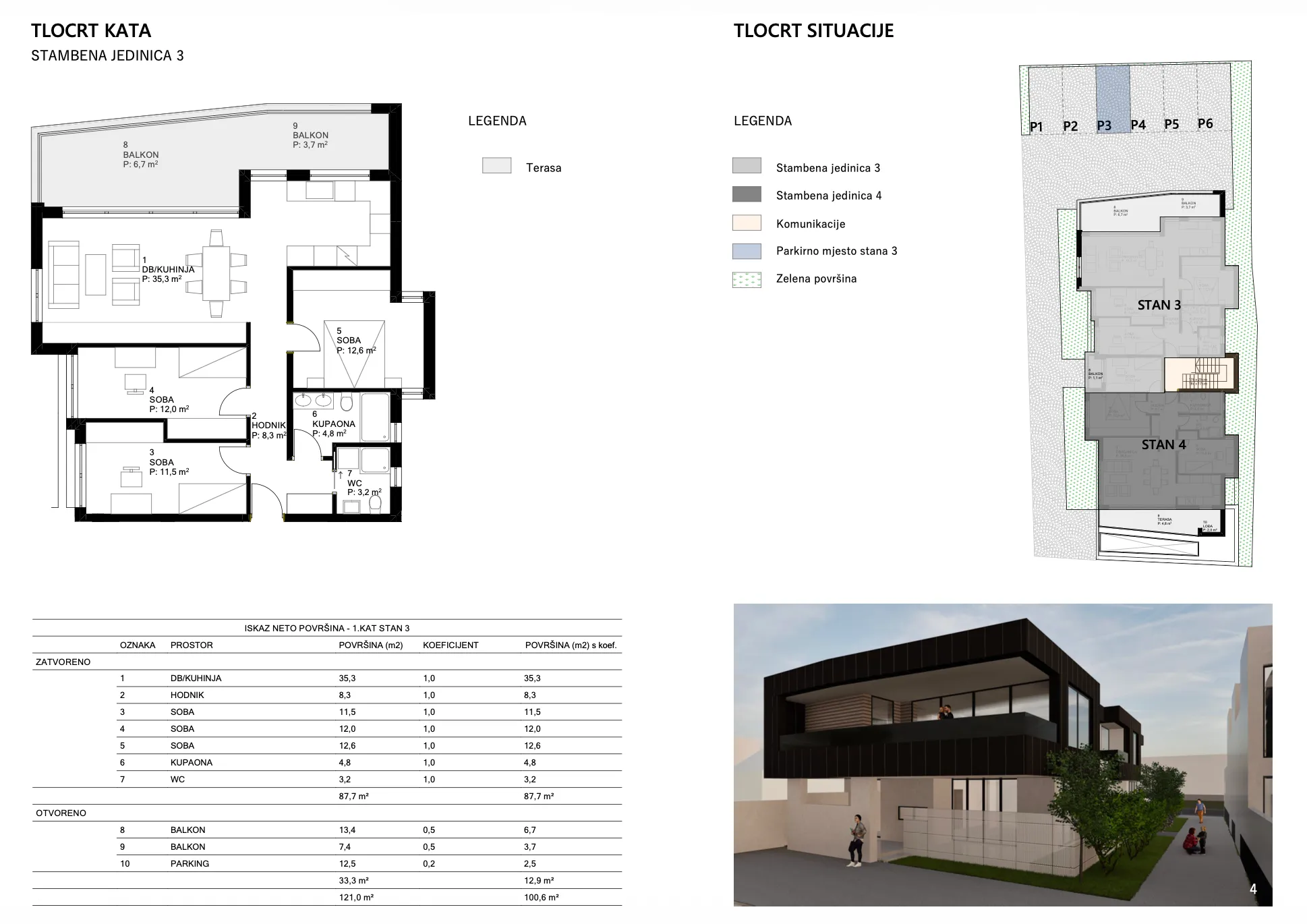 varaždin, koprivnička luksuzan četverosoban stan površine 100,60 m², novogradnja - slika 5