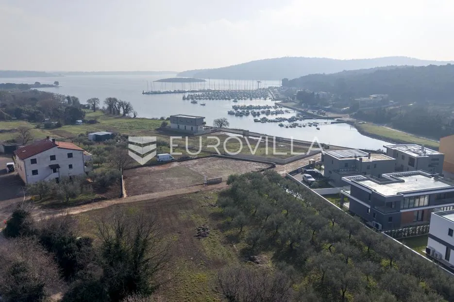 istra, pomer, građevinsko zemljište 511 m², 80 m od mora, pogled na more - slika 6