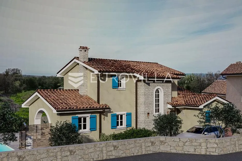 krk, lindrići, prekrasna mediteranska vila s bazenom i pogledom na more - slika 12