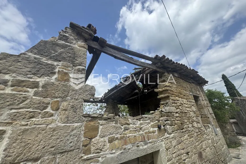 istra, gržani, kuća u nizu, štala s pogledom na butonigu, zemljište - slika 14