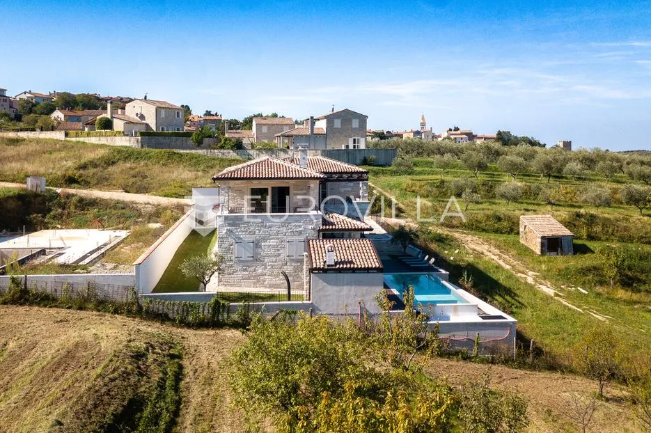istra, momjan, moderna kamena vila - slika 2