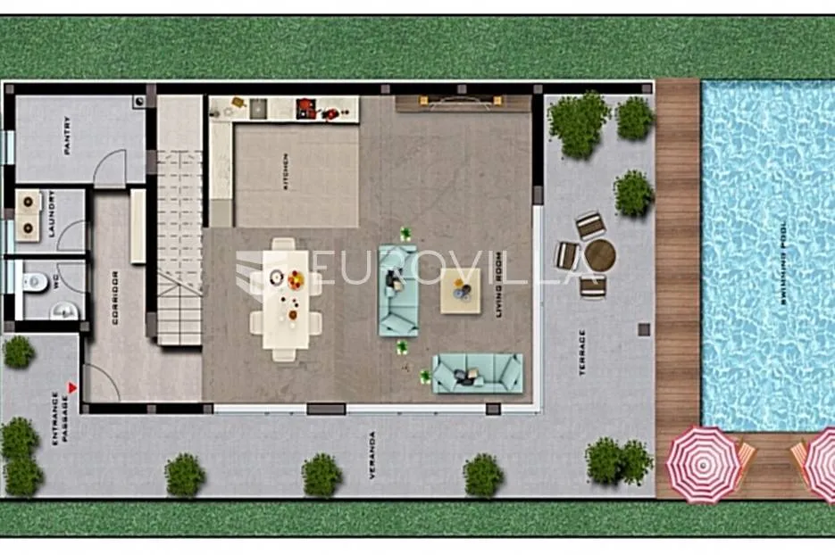 split, kaštel sućurac, v9 - dvojna luksuzna vila s pogledom na more - slika 35