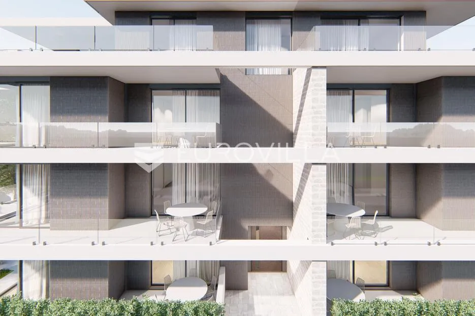 primošten, novogradnja, stan s pogledom na more, drugi red do mora, 86,63 m² - slika 5