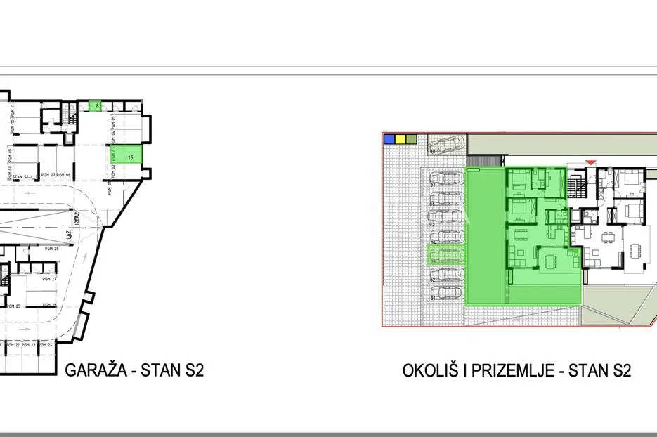 kaštel stari luksuzan stan 102,8 m² s velikom terasom i vrtom - slika 9