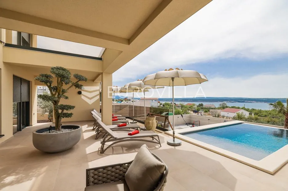 zadar, maslenica, luksuzna vila s bazenom i neometanim pogledom na more 254 m² - slika 73