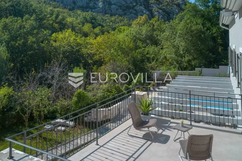 crikvenica, drivenik, moderna vrhunski dizajnirana villa s bazenom - slika 16