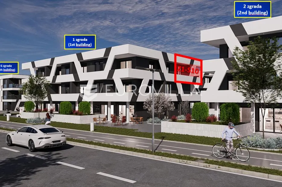 pula, veli vrh - novogradnja 2 spavaće sobe i garažni parking - slika 8