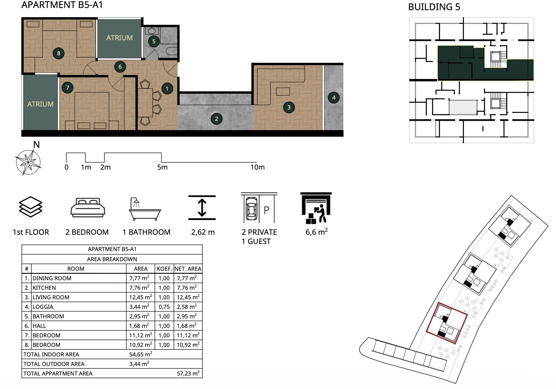 sveta nedelja meridian one, trosoban stan 57 m² - slika 28