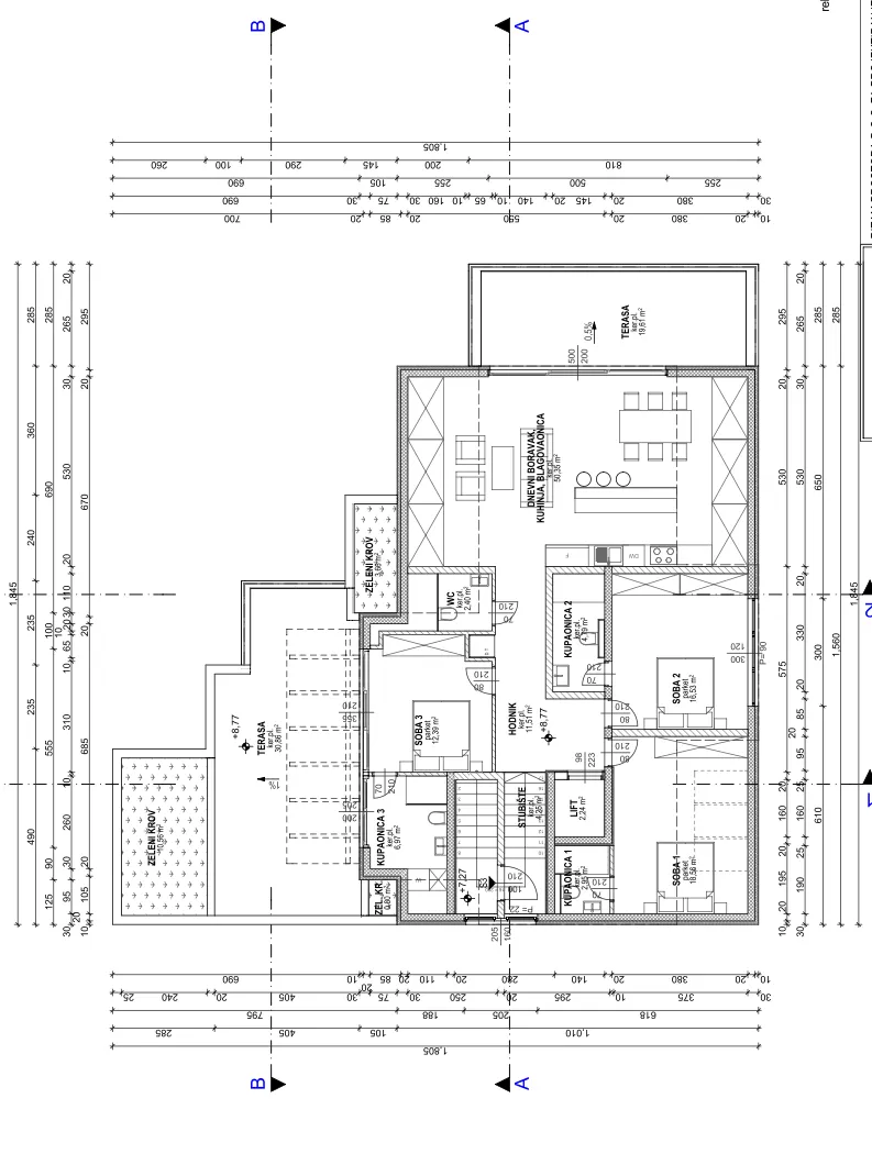 opatija, centar, luksuzan četverosoban penthouse 204 m², 200 m od mora - slika 14