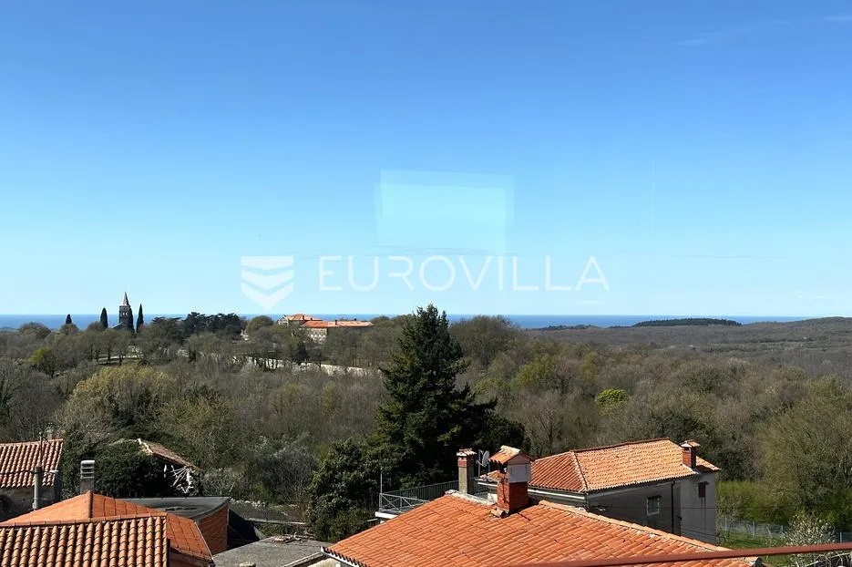istra, višnjan, kamena vila s bazenom i očaravajućim pogledom na more - slika 15