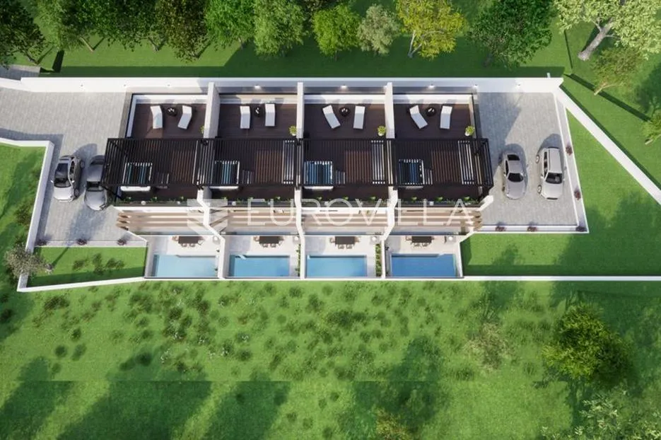 vodice, novogradnja, luksuzna kuća 103,76 m² u nizu s bazenom s2 - slika 42