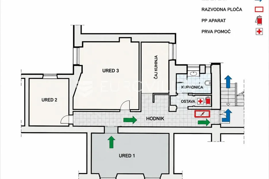 rijeka, centar, najam, poslovni prostor, ured, 115 m², 2. kat - slika 12